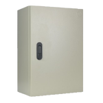 KBJQ ตู้ไฟสวิทช์บอร์ดแบบกันฝุ่นกันน้ำฝา 1 ชั้น ไม่มีหลังคา (สีน้ำตาลย่น)