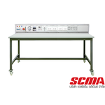 ชุดแหล่งจ่ายไฟ 3 เฟส พร้อมโต๊ะทดลองล้อเลื่อน 1800 มม. ยี่ห้อ KONSTANZ รุ่น 0603-series