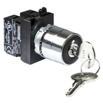 สวิทช์กุญแจชนิดหมุนล็อค รุ่น CM101AA30 หน้าสัมผัส 2NO 3 ตำแหน่ง แบบ Stay Put แบรนด์ EMAS