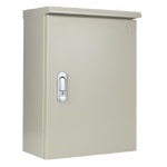 KBJW ตู้ไฟสวิทช์บอร์ดแบบกันฝุ่นกันน้ำ ฝา 1 ชั้น มีหลังคา (ฝาทึบ)