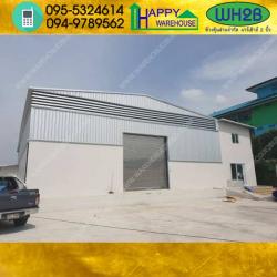 รับสร้างโกดังสำเร็จรูป ปทุมธานี ขนาด15x30x6 เมตร