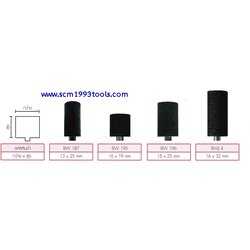 หินเจียรไฟเบอร์ ดำ แกน 6 มิล MARUYAMA ญี่ปุ่น คุณภาพดี