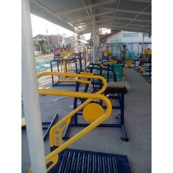 รหัส SM ผลงานติดตั้ง (หมู่ 6 ตำบลลำนารายณ์ จ.ลพบุรี) เครื่องออกกำลังกายกลางแจ้ง