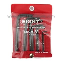 EIGHT ชุดประแจตัวแอล สั้น หัวหกเหลี่ยม 1.5-6 มม. HEX key wrench set