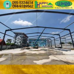 รับสร้างโกดังสำเร็จรูป ชลบุรี ขนาด24x47.5x7.50 เมตร