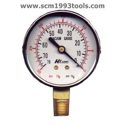 HILIGHT ไฮไลท์ เกจสุญญากาศ Vacuum gauge หน้าปัด 2.5 นิ้ว 2 หุน BSPT