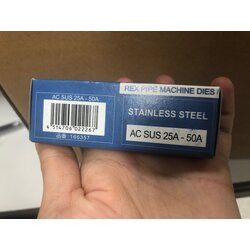 REX เร๊กซ์ ฟันต๊าบสแตนเลส BSPT สำหรับเครื่องต๊าบ REX รุ่น N80A, N50A, N100A, 80ADX