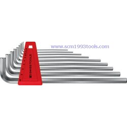 PB Swiss Tool พีบีสวิสทูล รุ่น PB211-H-8 ประแจหกเหลี่ยมแบบยาว 8 ตัวชุด Hex key L-wrench SET for hexagon socket screws