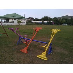รหัส PG ผลงานติดตั้ง (หมู่บ้านนิวส์เวิลด์วิลล์-บางบัวทอง จ.นนทบุรี) เครื่องเล่นสนามกลางแจ้งสำหรับเด็ก