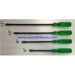 CHAMPION แชมเปี้ยน ไขควงแกนดำทะลุ ปากแบน 6-8-10-12 นิ้ว ของแท้ ญี่ปุ่น screwdriver