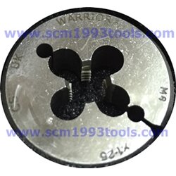 WARRIOR ต๊าปกลม ไดต๊าปตัวเมีย ตราคนป่า มิลลิเมตร CIRCULAR SPLIT DIE METRIC