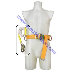 เฉพาะเชือกพร้อมตะขอ สำหรับ เข็มขัดนิรภัย BEC รุ่นครึ่งตัว ตะขอเล็ก เชือกพร้อมตะขอ ยาว 1.5 เมตร SAFETY BELT HOOK