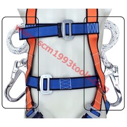 เฉพาะเชือกพร้อมตะขอ สำหรับ เข็มขัดนิรภัย BEC รุ่นเต็มตัว ตะขอใหญ่ เชือกพร้อมตะขอ ยาว 1.5 เมตร SAFETY BELT HOOK