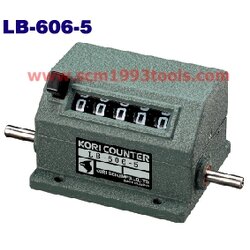 KORI โกริ นับเลขหมุนรอบ รุ่น LB-606-5 เพลาสองข้าง Revolution counter ญี่ปุ่น