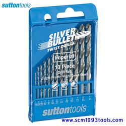 SUTTON S1 ซัตตัน ดอกสว่านเจาะเหล็ก ไฮสปีด 1/16"-1/4" 13 ดอก Drill Bit Set