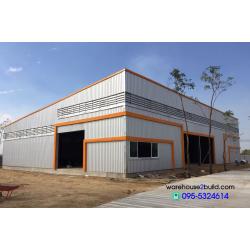 รับสร้างโกดังสำเร็จรูป พิษณุโลก ขนาด 35.00 x 25.00 x 7.00 m.