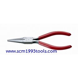 KEIBA คีมปากแหลม แบน ด้ามบาง 6 นิ้ว รุ่น F-606 Flat Nose Pliers