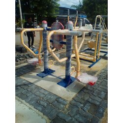 รหัส OUL ผลงานติดตั้ง (วังขนาย อ.ท่าม่วง จ.กาญจนบุรี) เครื่องออกกำลังกายกลางแจ้ง