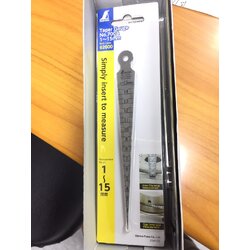 SHINWA เตเปอร์เกจ 15 มม. รุ่น 700A เกจวัดรูใน ญี่ปุ่น Taper Gauge Stainless no. 62600