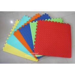 แผ่นยางปูพื้นจิ๊กซอว์ J-0006 ขนาด 60*60 หนา 10 มม.