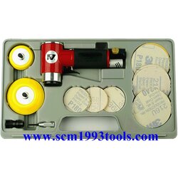 RY-202K ชุดเครื่องขัดกระดาษทรายลม มีที่เก็บเสียง พร้อมอุปกรณ์ครบชุด Sander Kit