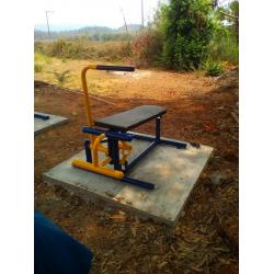 รหัส SM ผลงานติดตั้ง (สระบุรี) เครื่องออกกำลังกายกลางแจ้ง