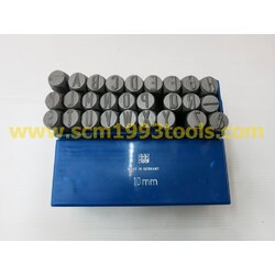 BRP เหล็กตอกตัวหนังสือ A-Z 10 มม. เหล็กตอกตัวอักษร 10 mm. Steel Character Stamper