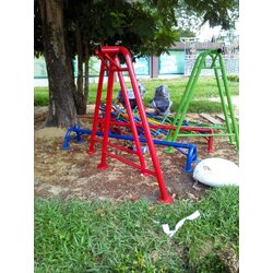 รหัส PG ผลงานติดตั้ง (โรงเรียนกลาโหม) เครื่องออกกำลังกายเด็ก