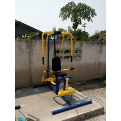 รหัส SM ผลงานติดตั้ง (อบต.บ้านป้อม อ.เมือง จ.อยุธยา) เครื่องออกกำลังกายกลางแจ้ง