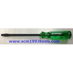 CHAMPION แชมเปี้ยน ไขควงแกนดำไม่ทะลุ ปากแบน 6-8-10 นิ้ว ของแท้ ญี่ปุ่น screwdriver