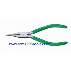 KEIBA คีมปากแหลม แบน ด้ามบาง 5.3/4 นิ้ว รุ่น F-615 Flat Nose Pliers