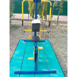 รหัส SM ผลงานติดตั้ง (หมู่บ้านสีไชยทอง) เครื่องออกกำลังกายกลางแจ้ง
