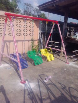 รหัส PG ผลงานติดตั้ง (โรงเรียนอิสลามสัมพันธ์3-บางบัวทอง จ.นนทบุรี) เครื่องเล่นสนามกลางแจ้งสำหรับเด็ก