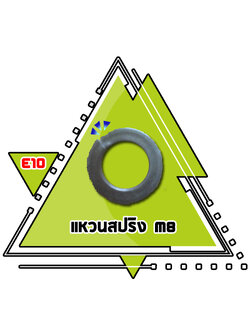 E10 - แหวนสปริง m8