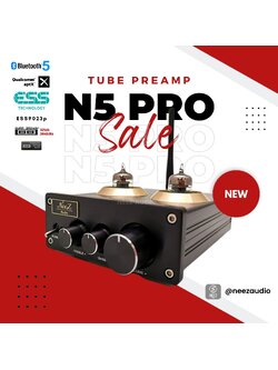 New! ปรีหลอดUSA Tube Preamplifier N5 Pro Bluetooth 5.1 AptX HD จัดเต็ม4หลอด Op-amp BB2107 ใช้ในบ้าน & รถยนต์ ร้านไทย