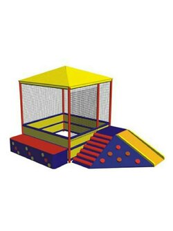 DS - PS090 สนามเด็กเล่นบ้านบอล 240 x 380 x 240 cm.