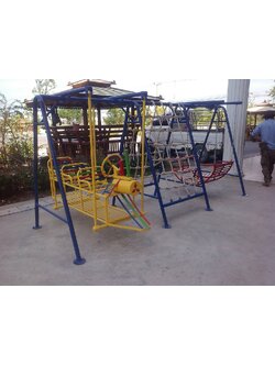 รหัส PG ผลงานติดตั้ง (โรงเรียนเจนอยุธยา-ตำบลคลองสวนพลู อำเภอพระนครศรีอยุธยา) เครื่องออกกำลังกายเด็ก