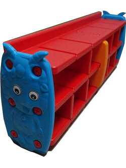 DS - PS067 ชั้นวางรองเท้าแกะ 23 x 100 x 43 cm.