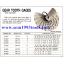เกจวัดฟันเฟือง ญี่ปุ่น นิ้ว/INCH GEAR TOOTH GAUGE (DP) ตรา FUJI TOOL