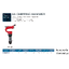 TOKU โตกุ รุ่น AA-0B สกัดคอนกรีต ย้ำรีเวทลม รุ่นฝาครอบสปริง มือจับรูปไข่ CHIPPING HAMMER พร้อมดอกสกัด
