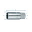 คิง โทนี่ : ลูกบล็อค "ยาว" ถอดสตัด รู 1/2" King Tony : 1/2"DR. Roller Stud Extractor Socket (9TD401)
