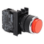 ปุ่มกดเด้งกลับหัวนูน 22mm. รุ่น B200HK หน้าสัมผัส 1NC สีแดง แบรนด์ EMAS