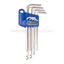 คิง โทนี่ : ประแจแอล หัวบอล ยาว ชุด 9 ตัว (หน่วย : นิ้ว) King Tony : 9 PC. Ball Hex Key Set (20129SR)