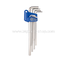 คิง โทนี่ : ประแจแอล หกเหลี่ยม ยาว ชุด 9 ตัว (หน่วย : นิ้ว) King Tony : 9 PC. Hex Key Set (20209SR02)