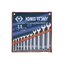 คิง โทนี่ : ชุดประแจแหวนข้าง-ปากตาย 11 ตัวชุด (ขนาด : นิ้ว) King Tony : 11 PC. Combination Wrench Set (1211SR)