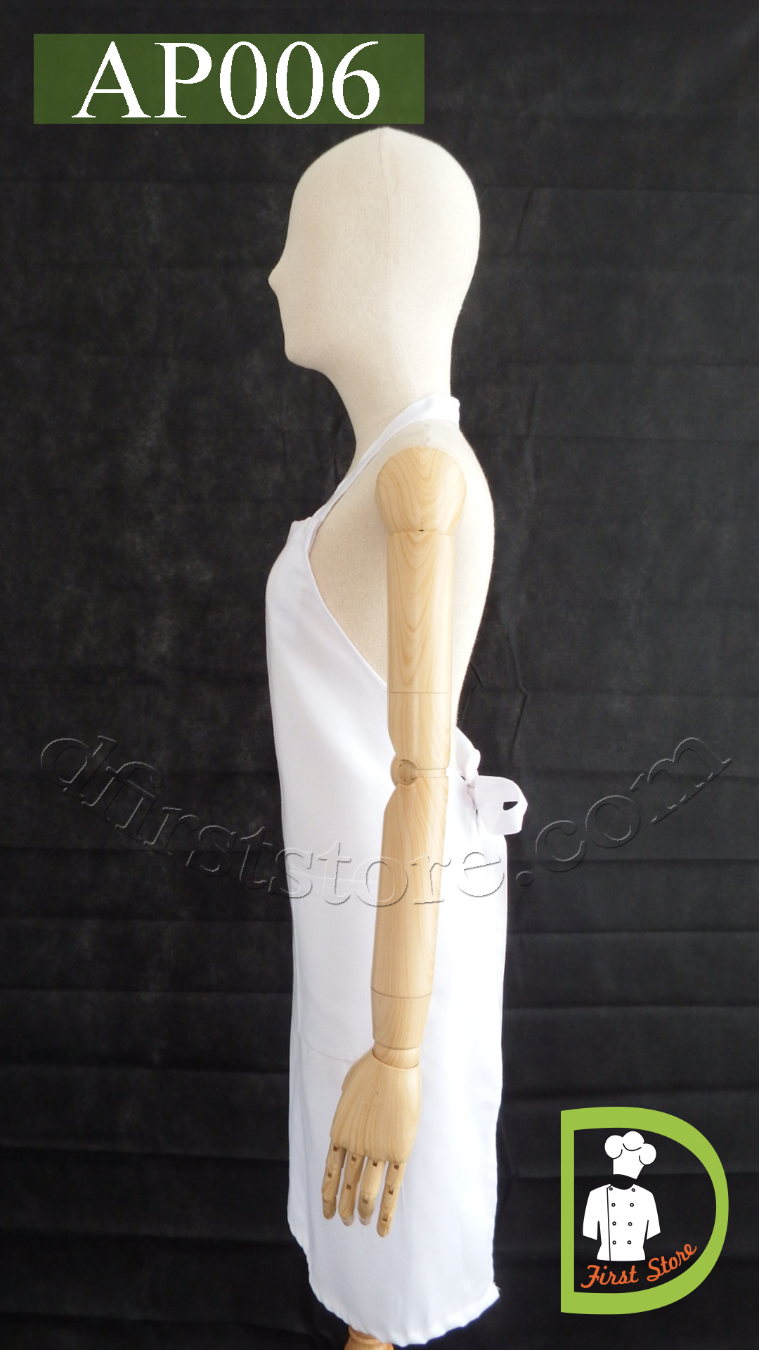 AP006 Full Body Bib Apron ผ้ากันเปื้อน เต็มตัว