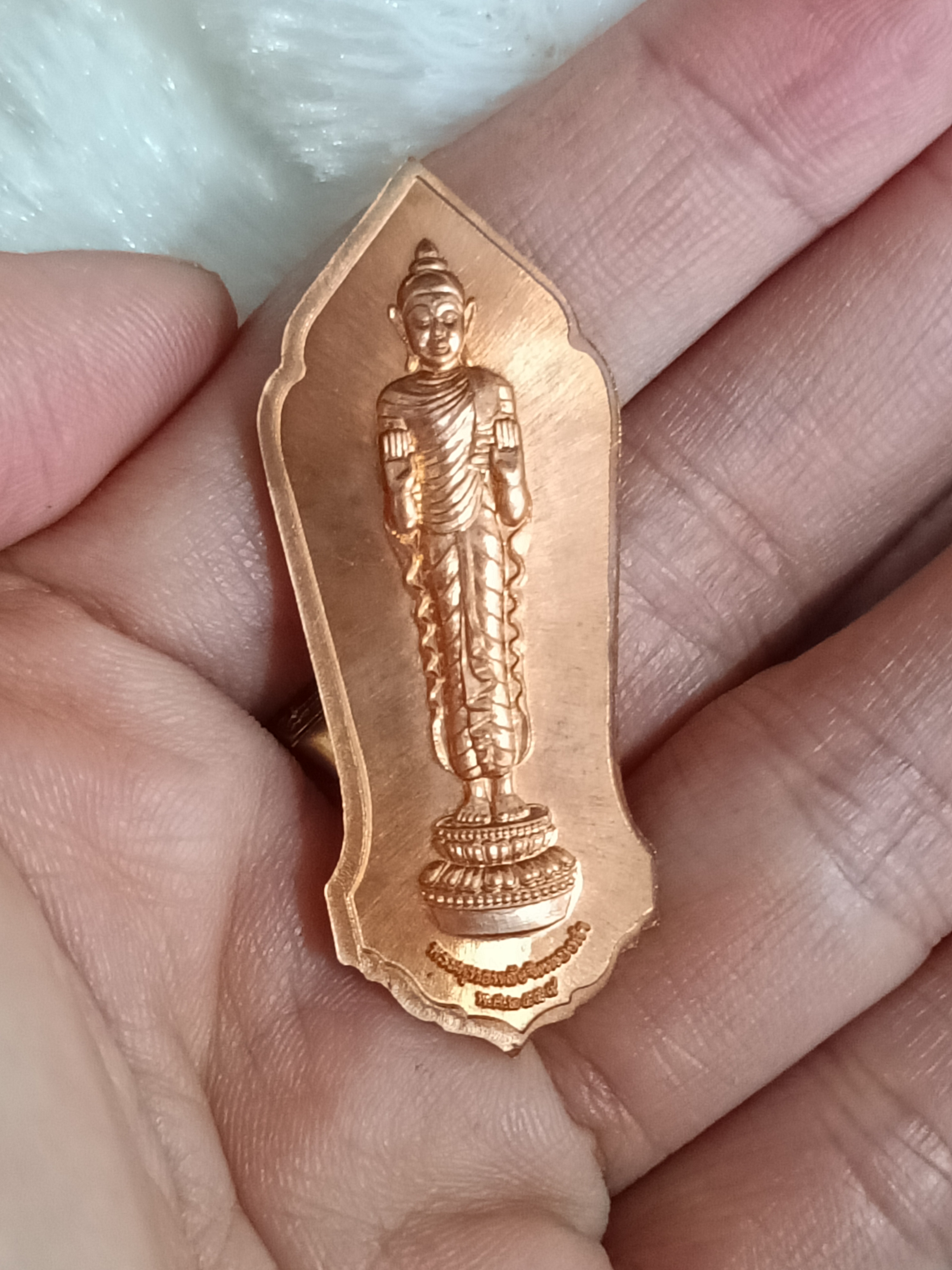 เหรียญของขวัญปีใหม่ 2 หน้า ทองแดง รุ่น ฝ่าวิกฤติ วัดท่าขนุน ปี 59