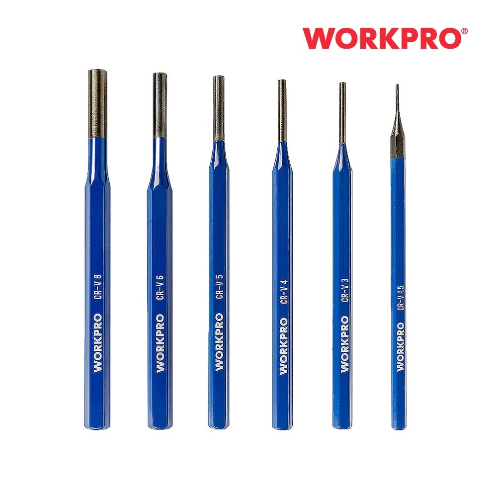 WORKPRO ชุดเหล็กส่ง 6 ชิ้น (WP201304)