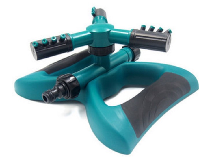 สปริงเกอร์รดน้ำสนามหญ้า ฉีดไกล ปรับมุมได้ ย้ายได้ 3 แขน ฐานสี่เหลียม ตัวต่อสวมเร็ว ส่งจากประเทศไทย