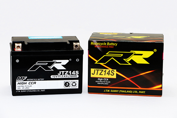 แบตเตอรี่เยล มอเตอร์ไซต์ RR JTZ14S YTZ14S YUASA Motorcycle Battery Nano Gel 12v 14Ah ใส่แทน YT12A-BS